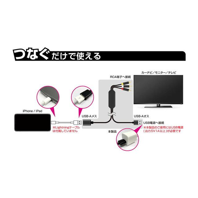 RCA変換ケーブル iPhone専用 : サンドラッグe-shop - 通販 - Yahoo