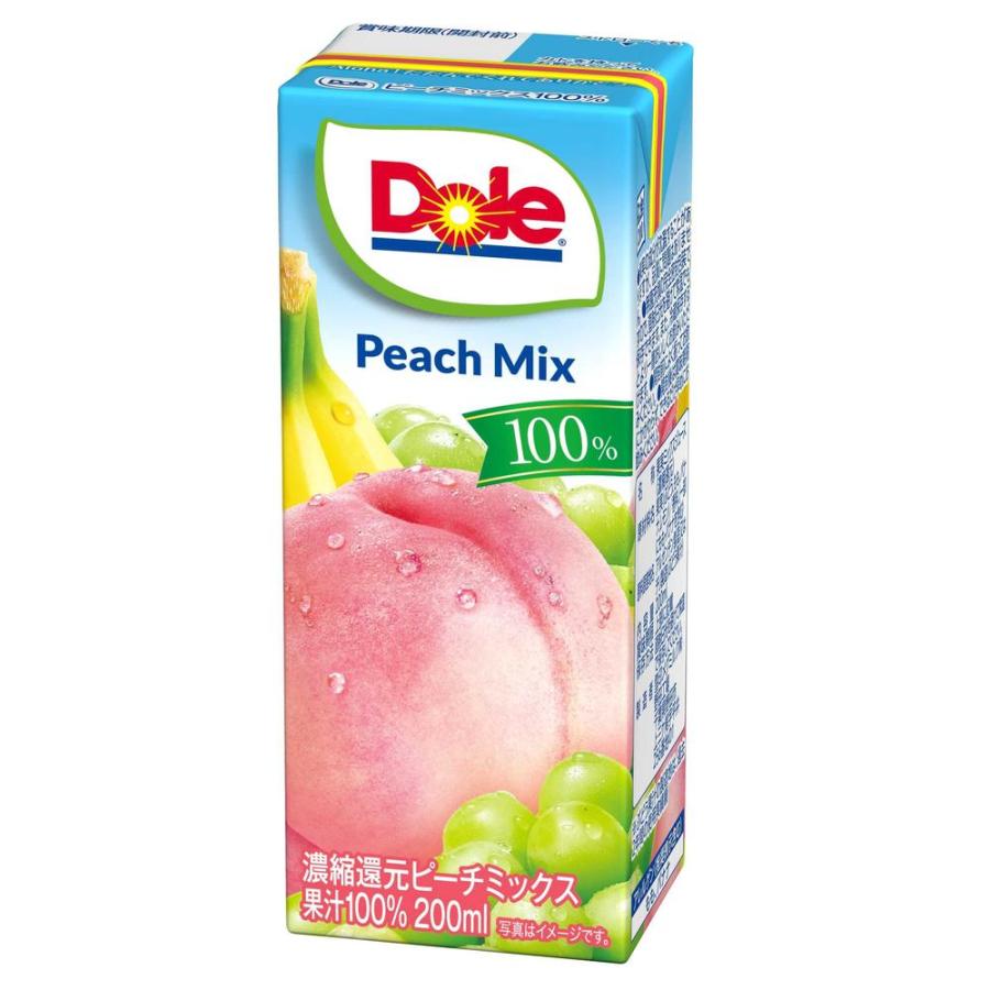 Dole（ドール） ◇雪印メグミルク ピーチミックス100％ 200ml : サン