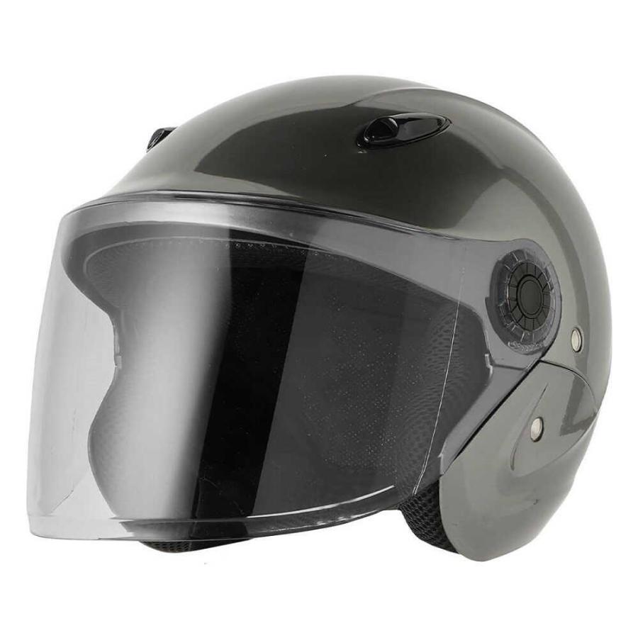 石野商会 セミジェットヘルメットXL チタンシルバー ISN21104TISV