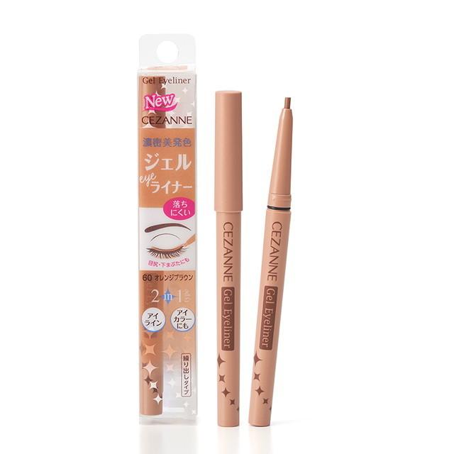 Ailune ジェルアイライナー 3本セット　新品、未開封 CEZANNE（セザンヌ化粧品） セザンヌ ジェルアイライナー 60 オレンジ