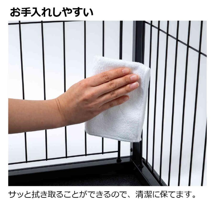 インテリアペットサークル 120-60 ホワイト 【直送品】 返品