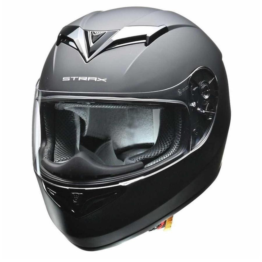 リード工業 STRAX フルフェイスヘルメット マットブラック SF1 MATBK