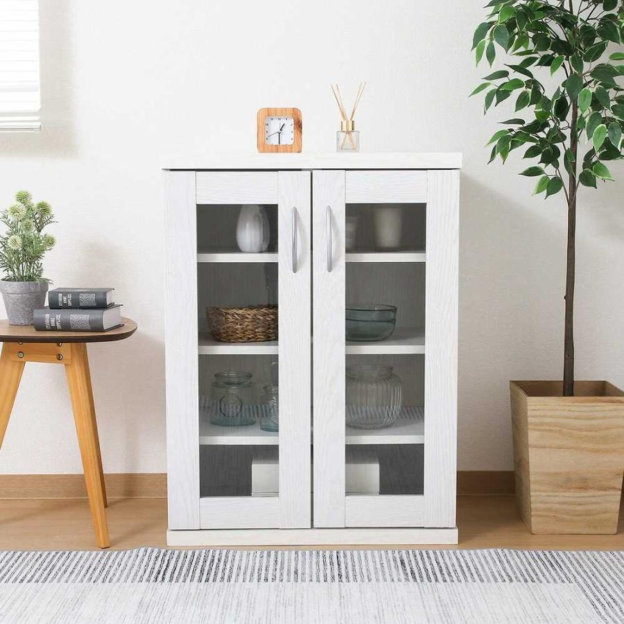 ラルゴ キャビネット オークWH 73410 【直送品】 返品・キャンセル・他
