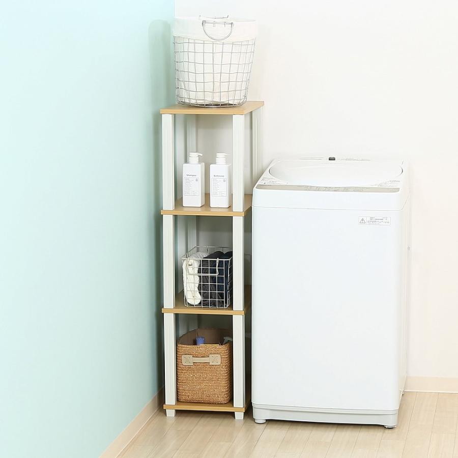 フィット 4段ラック NA×WH 99774 【直送品】 返品・キャンセル・他商品