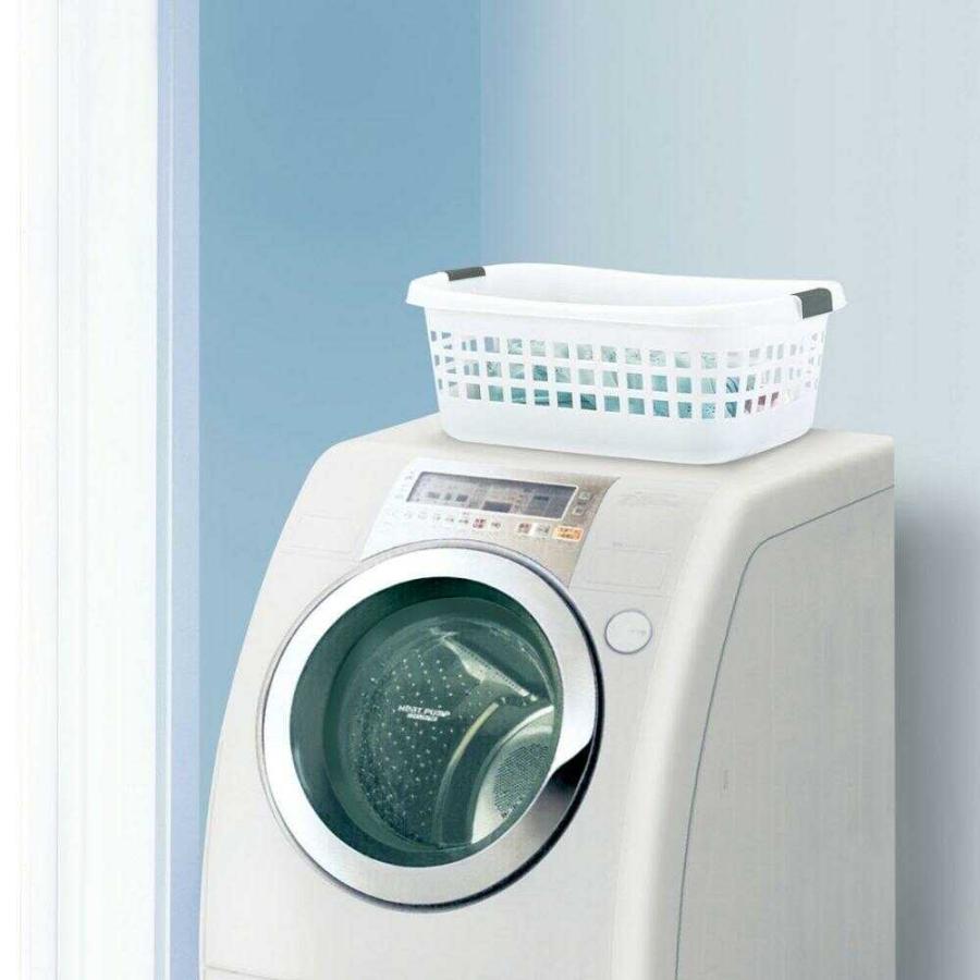 不動技研 ランドリーバスケット ホワイト : サンドラッグe-shop - 通販