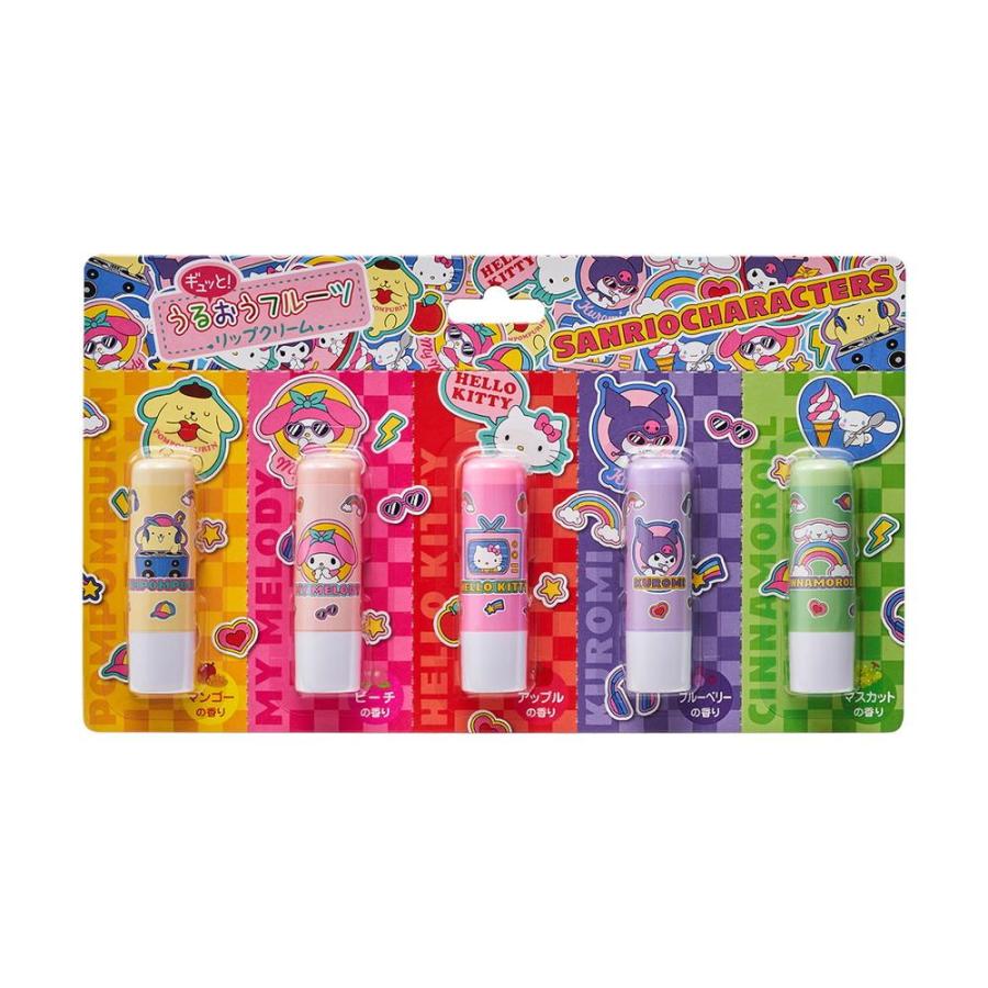 サンリオキャラクターズ ギュッと！ うるおうフルーツリップクリーム