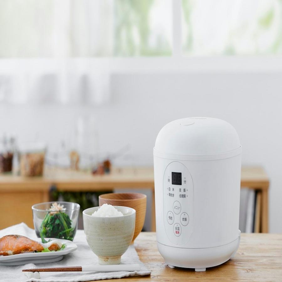 アイリスオーヤマ ジャー炊飯器 1.5合 RC‐MF15‐W : サンドラッグe-shop