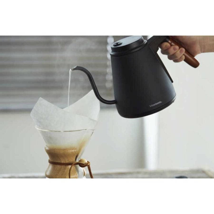 Vitantonio 温調ドリップケトル 温度調節 0.8L ブラック VEK‐20‐K 1台
