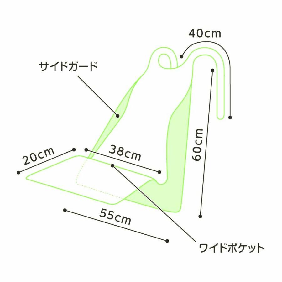 オオサキメディカル 使い捨て食事用エプロン ポケット付 透明60枚