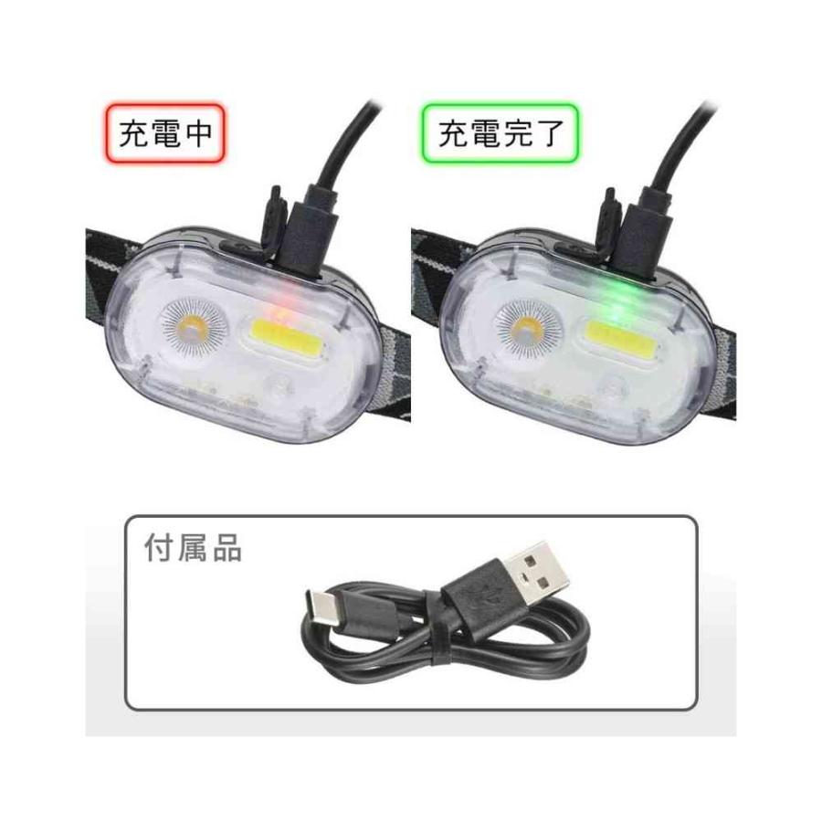 オーム電機 小型充電式ヘッドライト 260ルーメン : サンドラッグe-shop