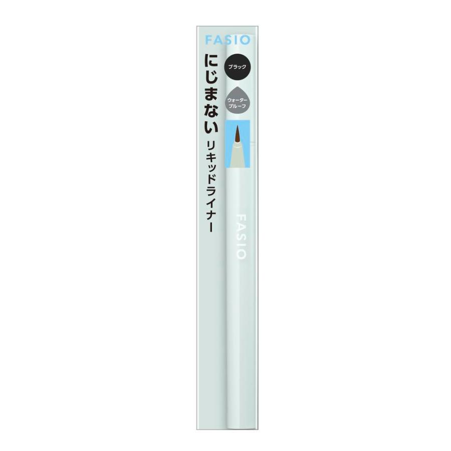 FASIO コーセー ファシオ リキッドアイライナー 01 ブラック : サン