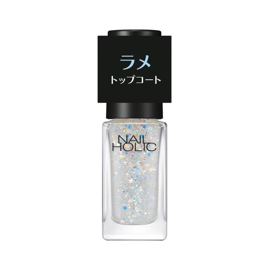 コーセー ネイルホリック ラメトップコート 01 大粒ラメ 5ml : サン
