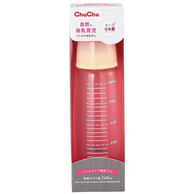 CHOUCHOU(Lcode) ジェクス チュチュ スリムタイプ 耐熱ガラス製哺乳