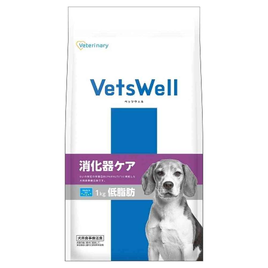 マルカン ベッツウェル 犬用療法食 消化器ケア低脂肪 1kg : サン