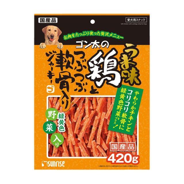 マルカン サンライズ ゴン太のうま味鶏とつぶつぶ軟骨入りジャーキー