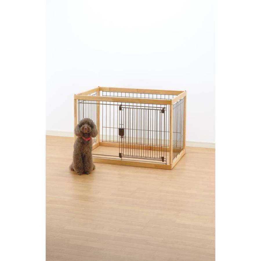 木製ペットサークル 90-60 ナチュラル 【直送品】 返品・キャンセル 