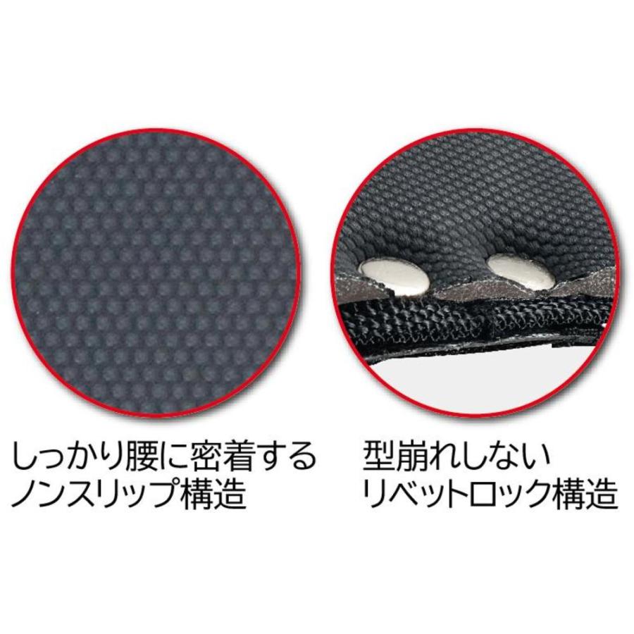 ワークポジショニング用胴当てベルトカーブ Mサイズ 【直送品】 返品・キャンセル・他商品と同時購入は不可_6