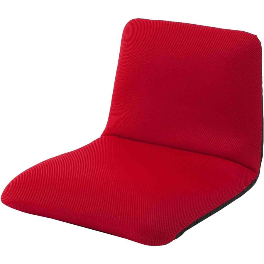 日本製 腰楽座椅子 和楽チェア S メッシュレッド 【直送品】 返品・キャンセル・他商品と同時購入は不可 | 