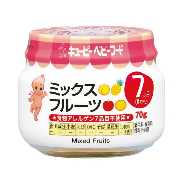 【ようちゃん】キューピーベビーフード　まとめ売り　17個と25個 キユーピー ◇キユーピー ミックスフルーツ（7ヶ月頃〜） 70g【3個
