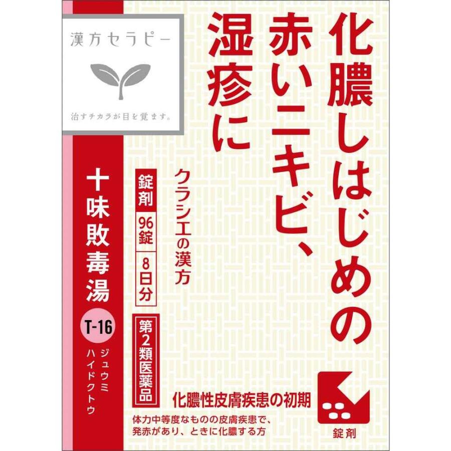 【第2類医薬品】クラシエ薬品 「クラシエ」漢方 十味敗毒湯エキス錠（じゅうみはいどくとう） 96錠 : サンドラッグe-shop - 通販 ...