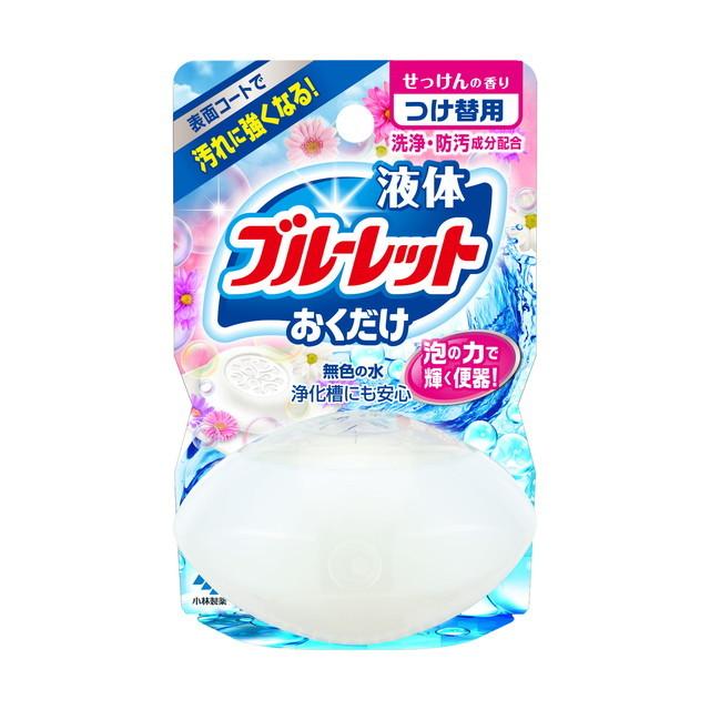 年間ランキング6年連続受賞 小林製薬 液体ブルーレットおくだけ せっけんの香り 70ml つけ替 トイレ洗剤