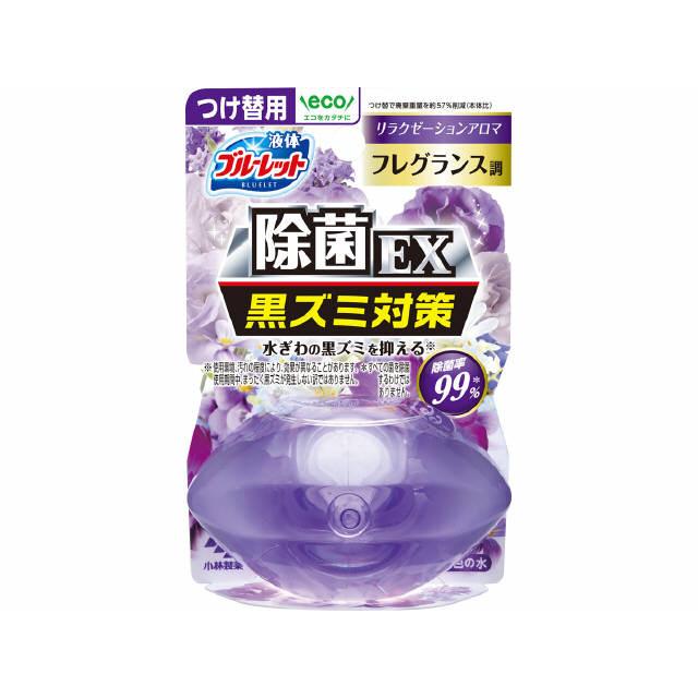 76円 在庫限り 小林製薬 液体ブルーレット おくだけ除菌ex フレグランス つけ替用 リラクゼーションアロマ 70ml