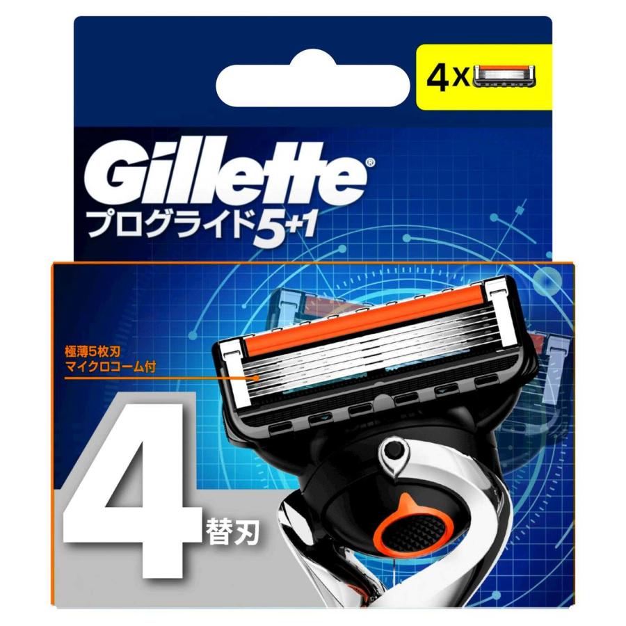 Goodさん専用Gillette 替え刃 4個入り　30個セット P&G プログライドマニュアル替刃 替刃4個入 : サンドラッグe-shop