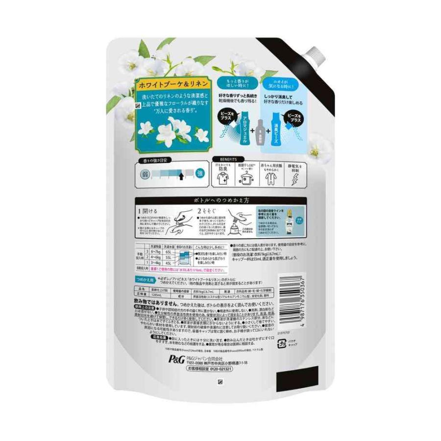 P＆G レノアハピネス 夢ふわタッチ ホワイトブーケ&リネン つめかえ 超