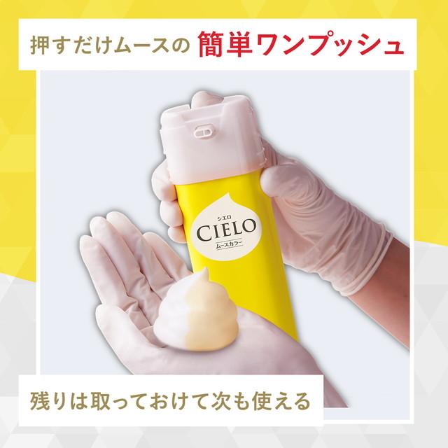 ボディ・フェイスケア cielo CIELO（hoyu） 【医薬部外品】シエロ ムースカラー3C 50g＋50g : サン