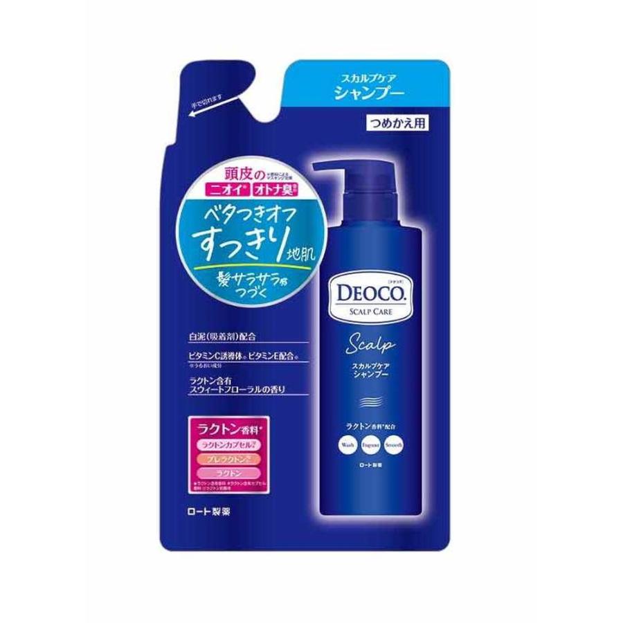【２０個セット】 デオコ スカルプケア シャンプー つめかえ用(370ml)×２０個セット デオコ（DEOCO.） 【ポイント5倍】ロート製薬 スカルプケアシャンプー