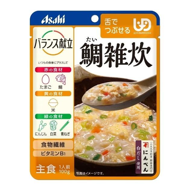 日本最大の 大人気 アサヒグループ食品 バランス献立 鯛雑炊 100g 3個セット apexips.com apexips.com