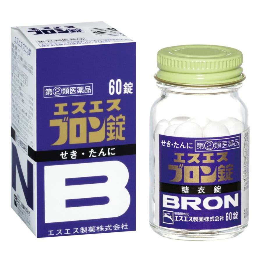ブロン 【指定第2類医薬品】エスエス ブロン錠 60錠 【セルフメディ