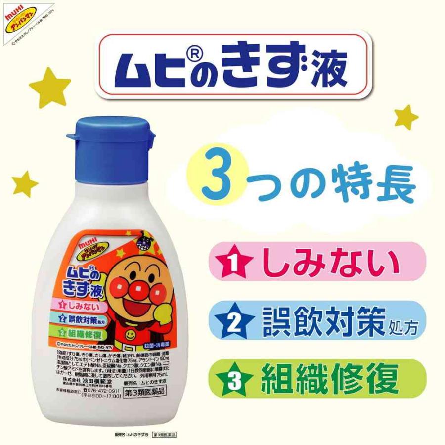 MUHI 【第3類医薬品】ムヒのきず液 75ml 【2個セット】 : サン