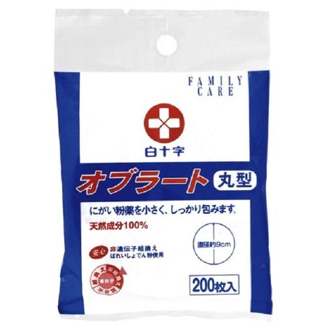 商店 白十字 FC オブラート 200枚 丸型