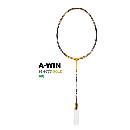 超特価】A-WIN 96H-777 GOLD 96ホール仕様 バドミントンラケット