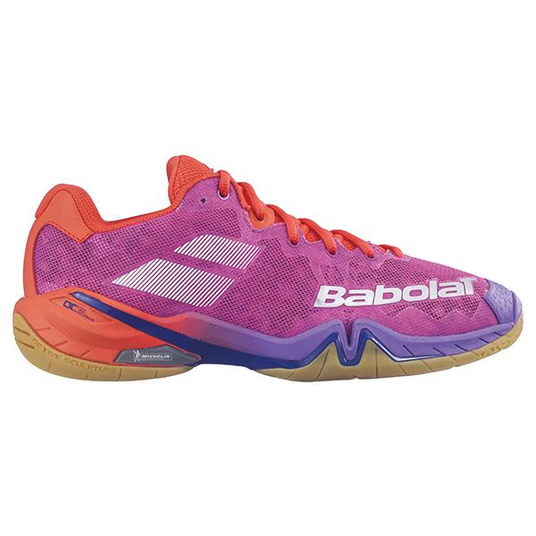 Babolat バドミントンシューズ 紫 25cm Babolat 【超特価】Babolat BASF1802 シャドウツアーW SHADOW TOUR
