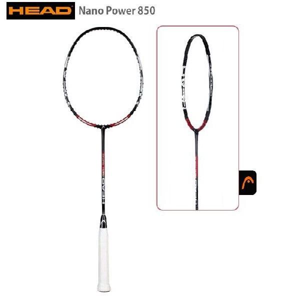 HEAD Nano Power 850 バドミントンラケット ヘッド【オススメガット&ガット張り工賃無料】｜sunfastsports｜02