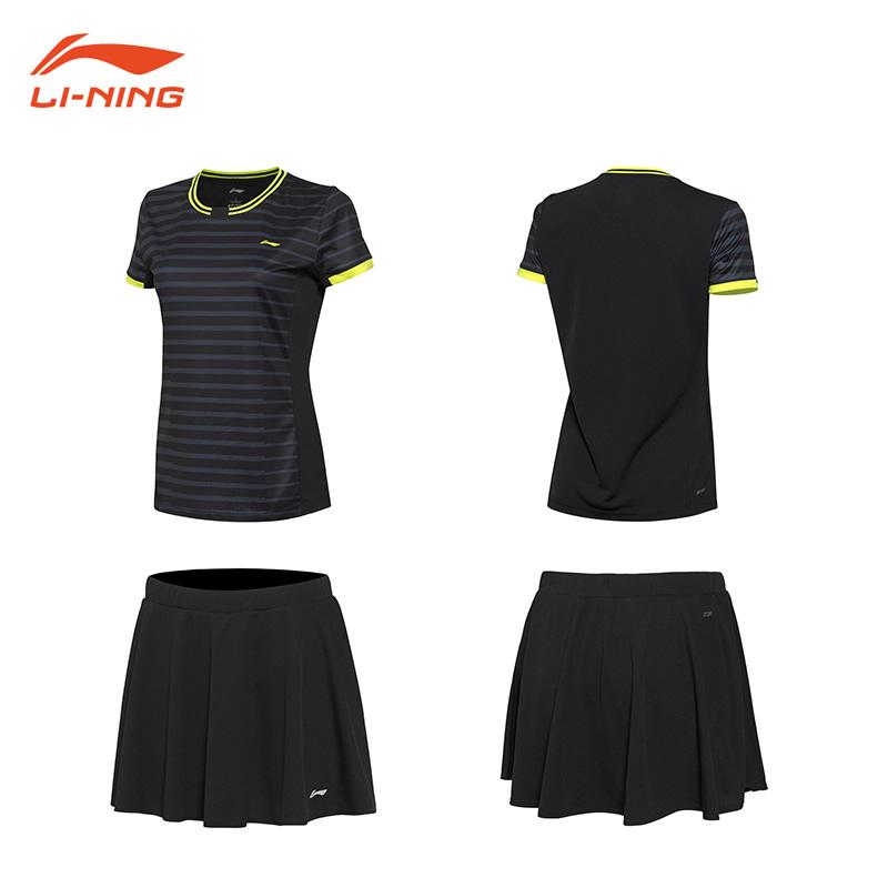 LI-NING 【大特価】LI-NING AATL006 ゲームシャツ+スカート(レディース