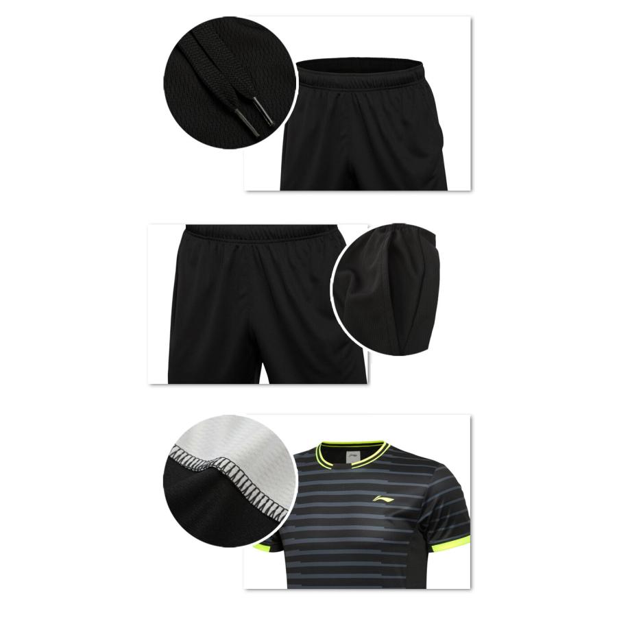 LI-NING 【大特価】LI-NING AATL039 ゲームシャツ・ハーフパンツ(ユニ