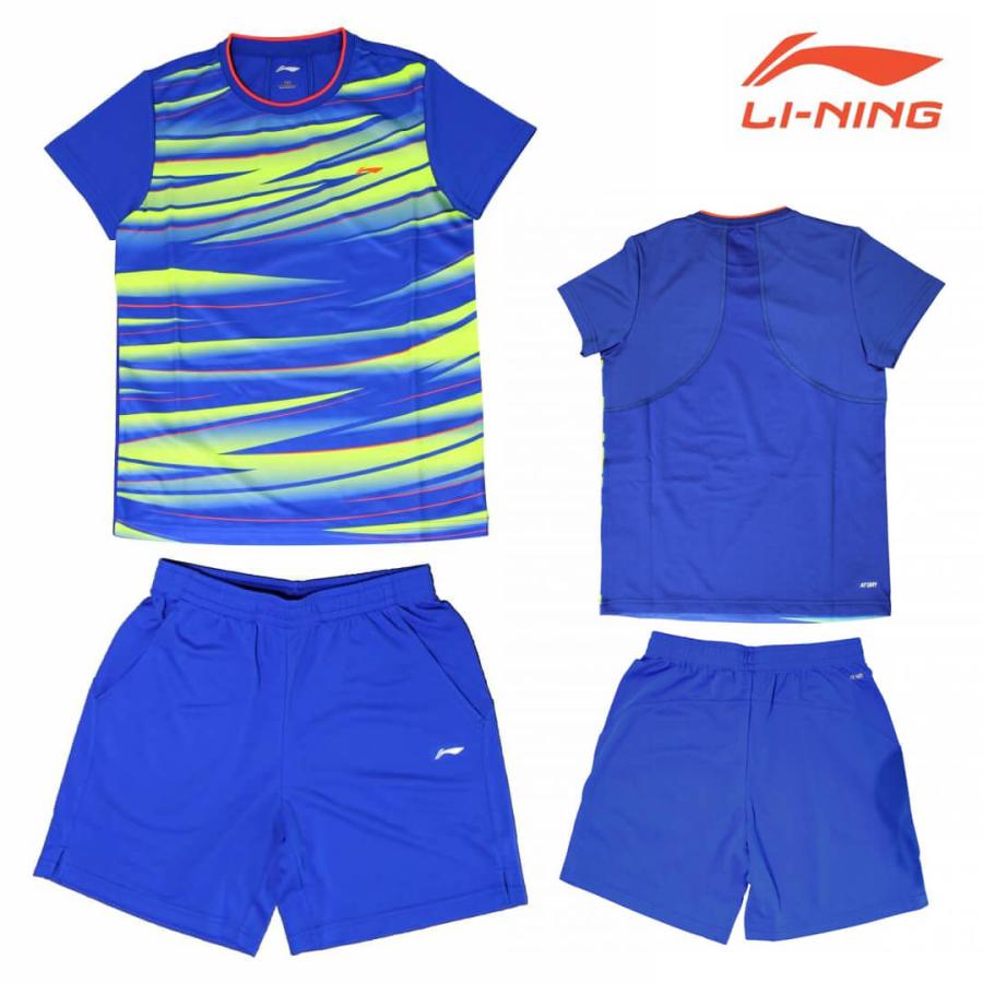 LI-NING 【大特価】LI-NING AATM004 ゲームシャツ・ハーフパンツ