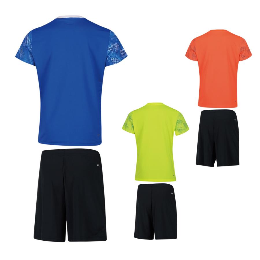 LI-NING 【特価】LI-NING AATP022 ゲームシャツ＋ハーフパンツセット