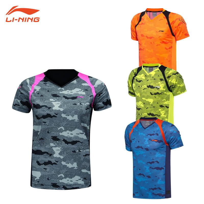 LI-NING 【大特価】LI-NING AAYM149 ゲームシャツ バドミントンウェア