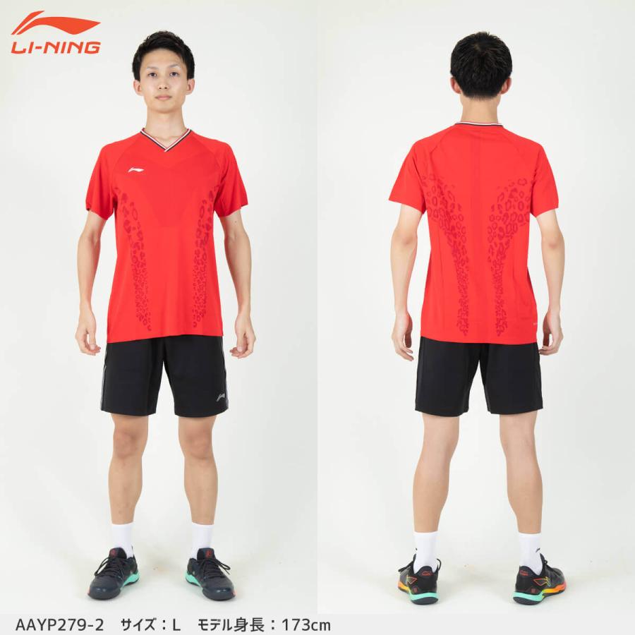 LI-NING LI-NING AAYP279 ゲームシャツ(ユニ/メンズ) バドミントン