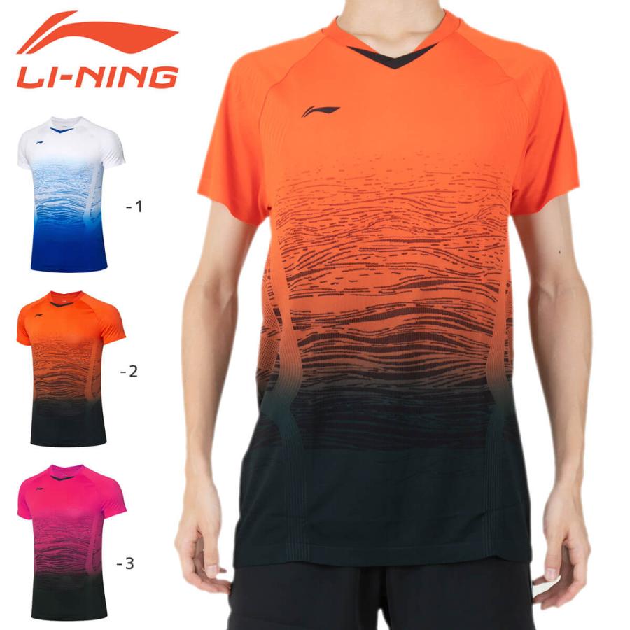 LI-NING LI-NING AAYP329 ゲームシャツ(ユニ/メンズ) バドミントン