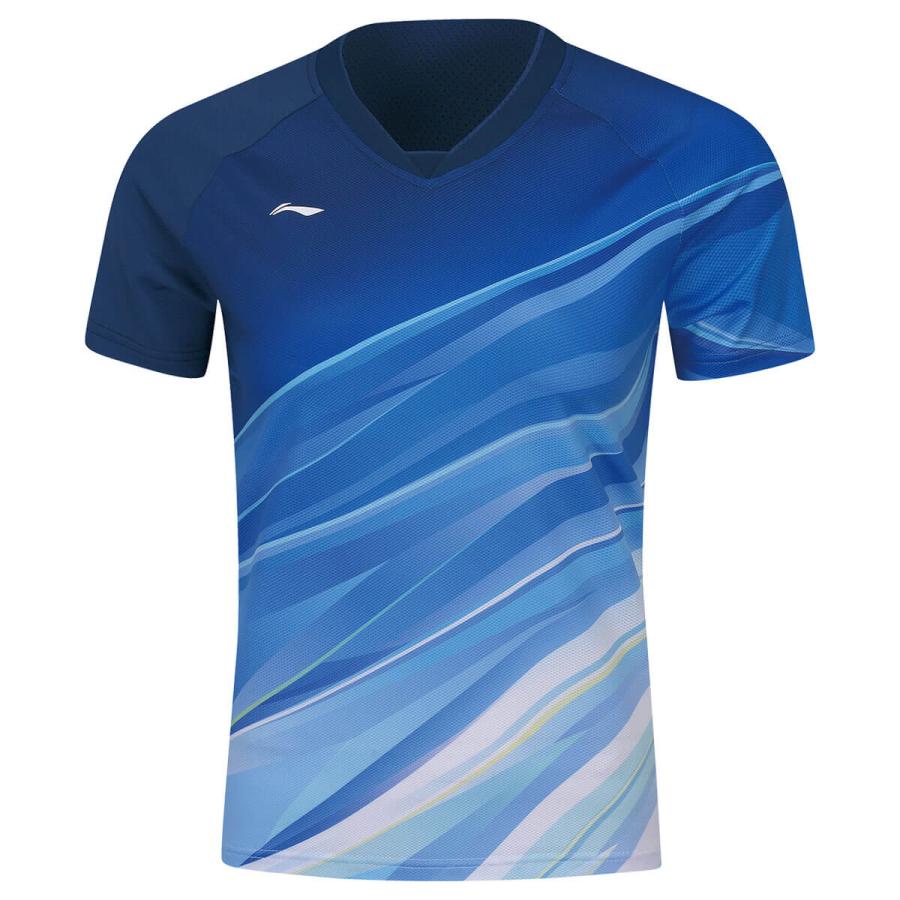 LI-NING AAYQ085 ゲームシャツ(ユニ/メンズ) バドミントンウェア