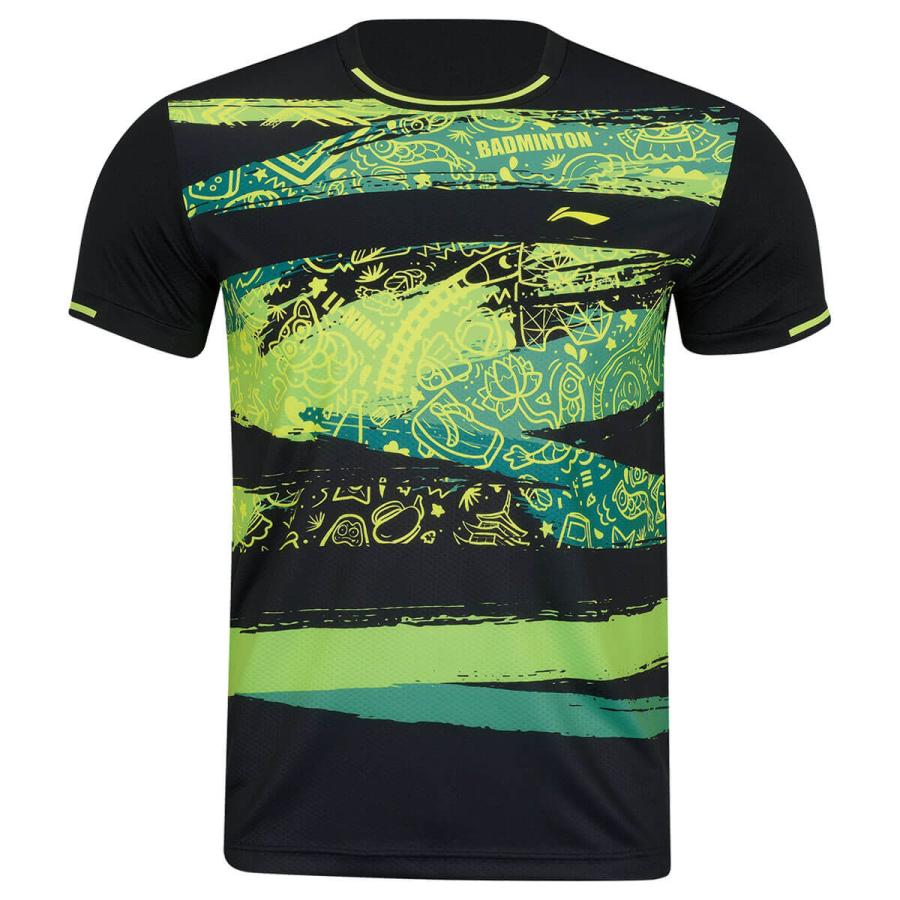 バドミントン　ゲームシャツ LI-NING AAYR383 ゲームシャツ バドミントンウェア(ユニ/メンズ