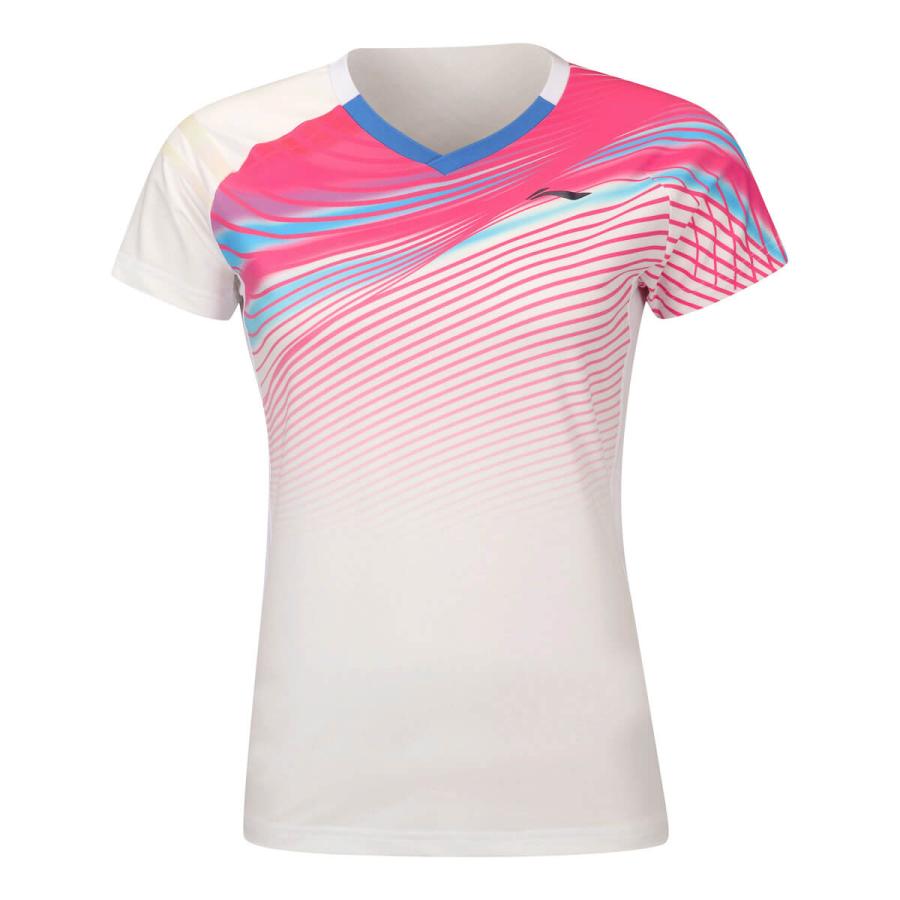 LI-NING LI-NING AAYS056 ゲームシャツ バドミントンウェア(レディース