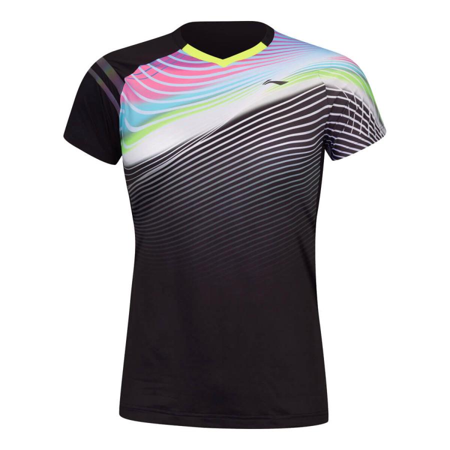 LI-NING LI-NING AAYS056 ゲームシャツ バドミントンウェア(レディース