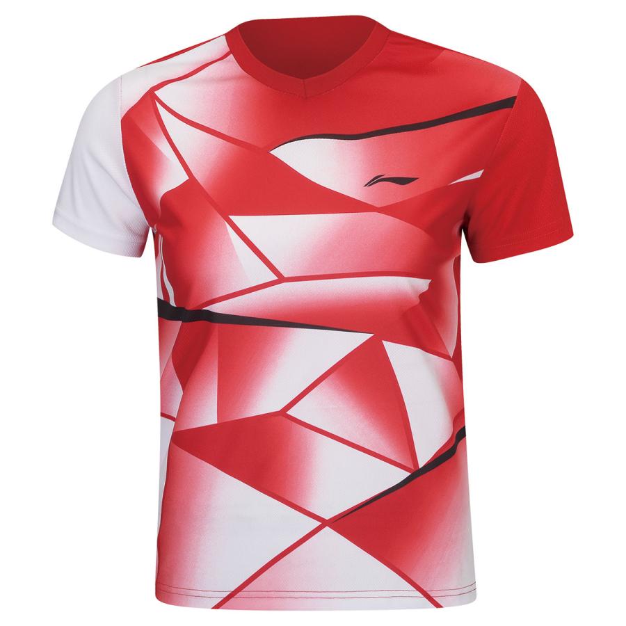 LI-NING LI-NING AAYS067 ゲームシャツ バドミントンウェア(ユニ