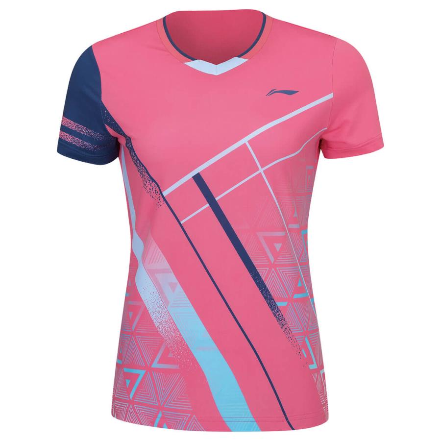 LI-NING LI-NING AAYS072 ゲームシャツ バドミントンウェア(レディース